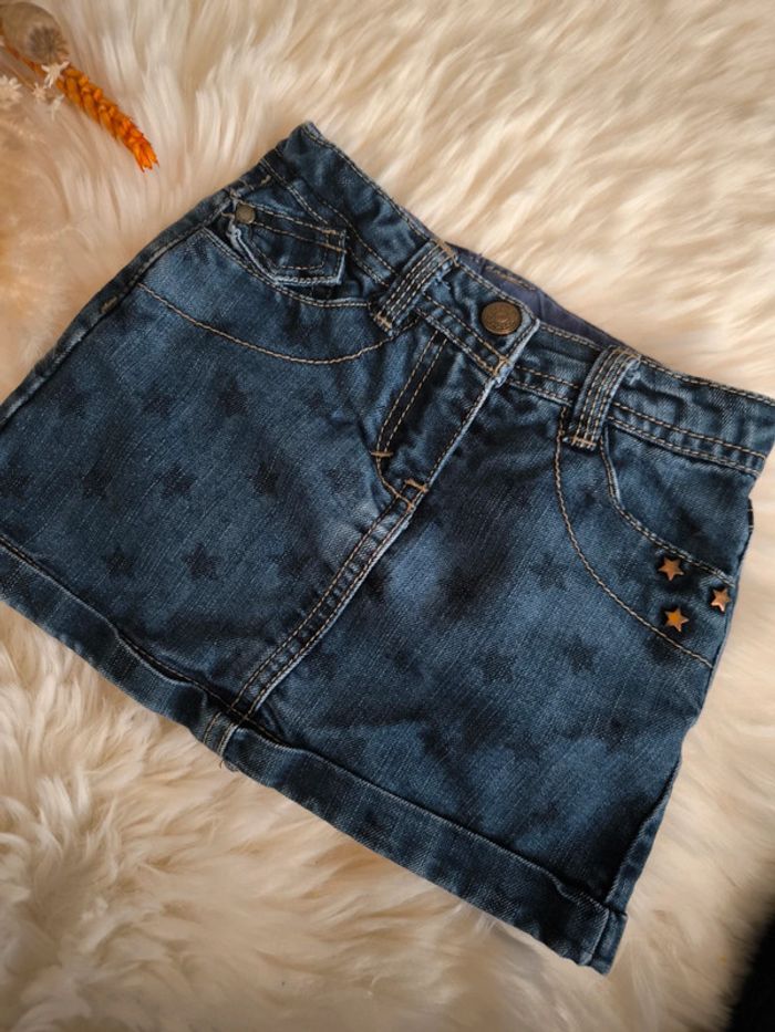 💙 Jupe en jean Orchestra motif étoiles 2 ans 💙 - photo numéro 3