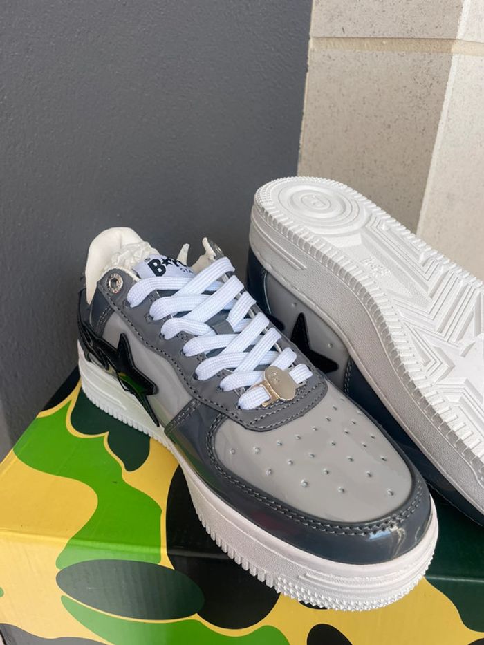 Baskets A Bathing Ape BAPE Sta Low Noir et blanc - photo numéro 16