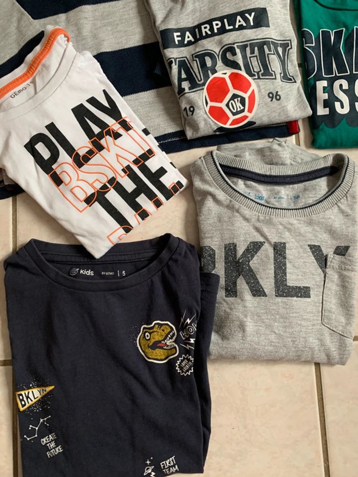 7 shirts manches longue 1 polos - photo numéro 2