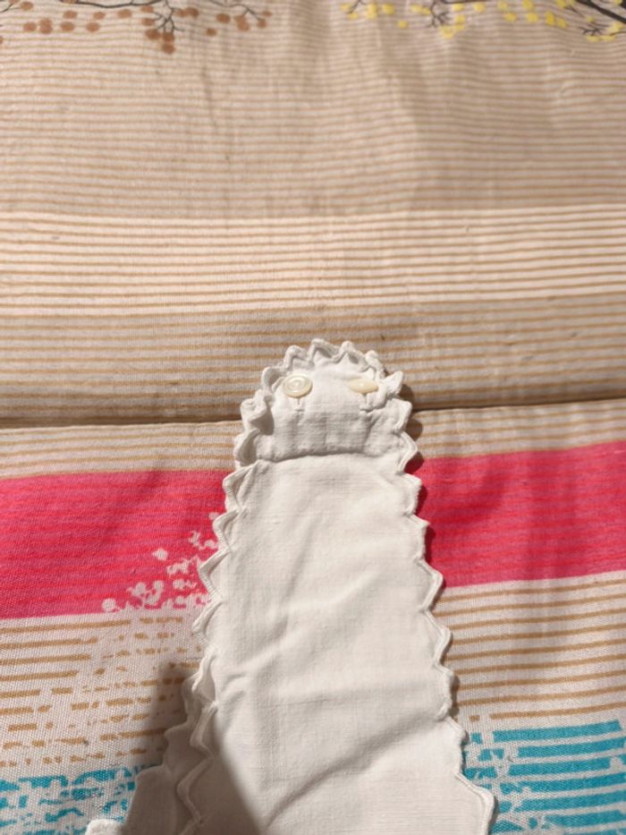 Chemise de nuit ancienne brodée T 40/42 - photo numéro 7