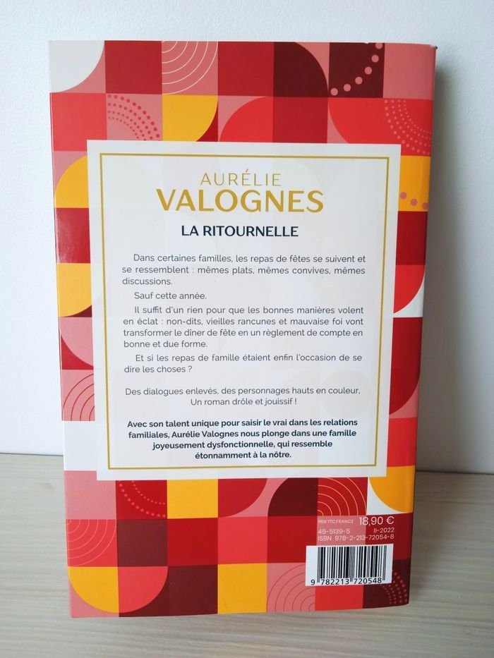 Livre la ritournelle Aurélie Valognes - photo numéro 2