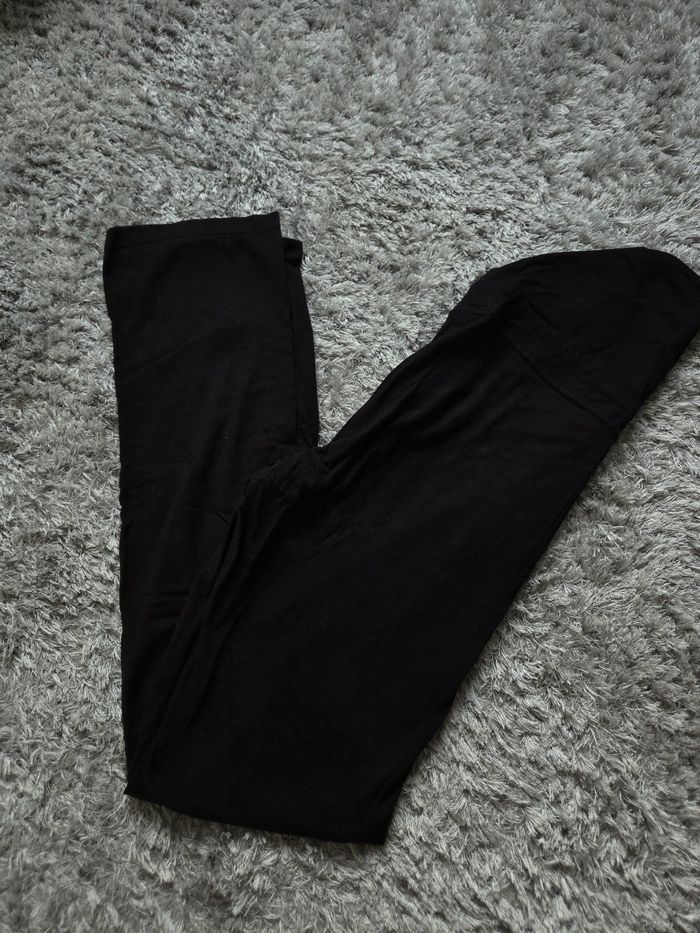 Lot 1 legging 1 jean de grossesse kiabi 34/36 mit 1f noir  bleu - photo numéro 3