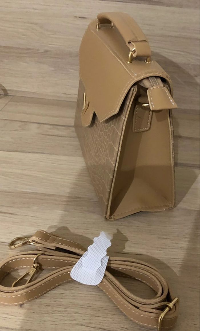 Sac cartable camel V - photo numéro 4