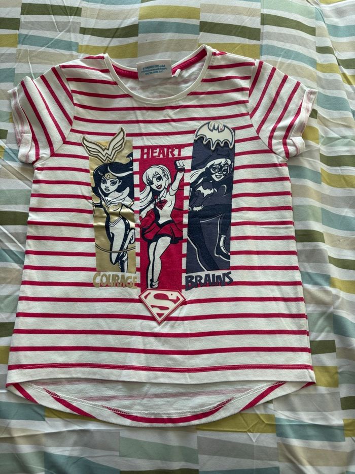 T shirt super héros fille - photo numéro 2