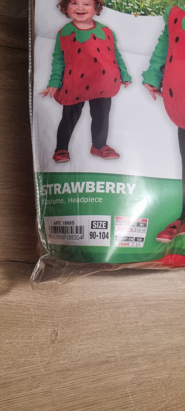 Déguisement fraise 12-36 mois 🍓 - photo numéro 3