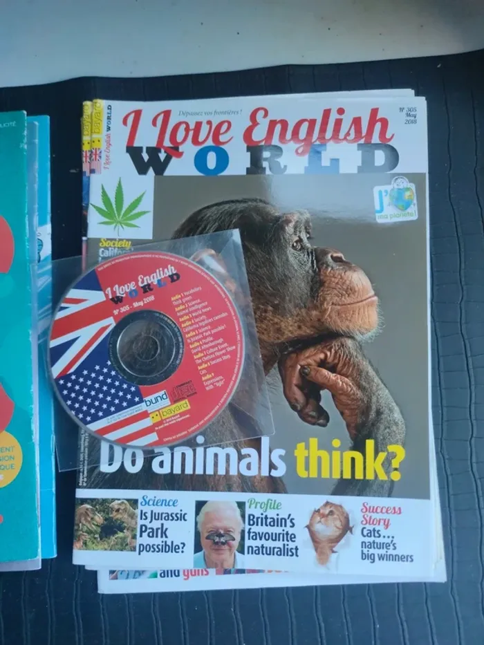 1 an d'abonnement i love english world janvier à décembre 2018 + cadeau - photo numéro 6