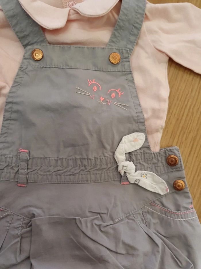 ensemble 3 mois fille baby by gemo - photo numéro 2