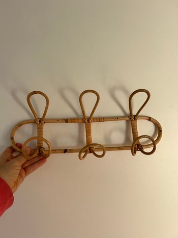 Patère rotin pour chambre bébé