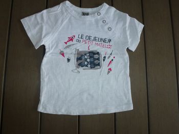 Tee shirt MC bébé garçon 12 mois