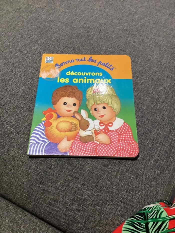 Livre bonne nuit les petits découvrons les animaux