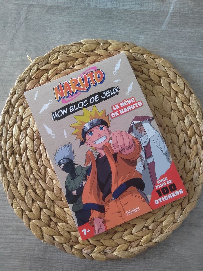 Bloc de jeux Naruto – Stickers Le rêve de Naruto  – À partir de 7 ans
