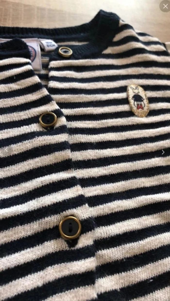 Gilet marinière - photo numéro 2