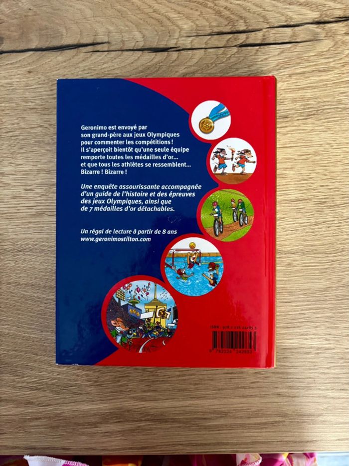 Livre Geronimo Stilton Hors Collection : Énigme aux jeux olympiques / Idéal pour les Enfants - photo numéro 2