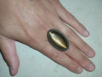 Bague marron et bronze MOA