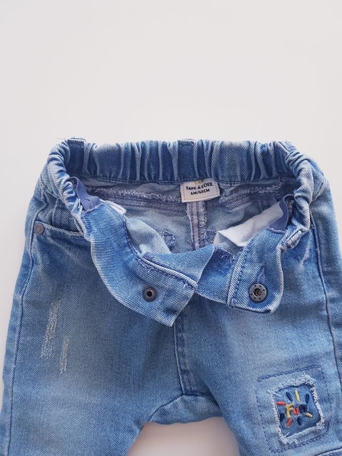 Tape À L'Œil - Pantalon en jean - "Fun" (6 mois) - photo numéro 5