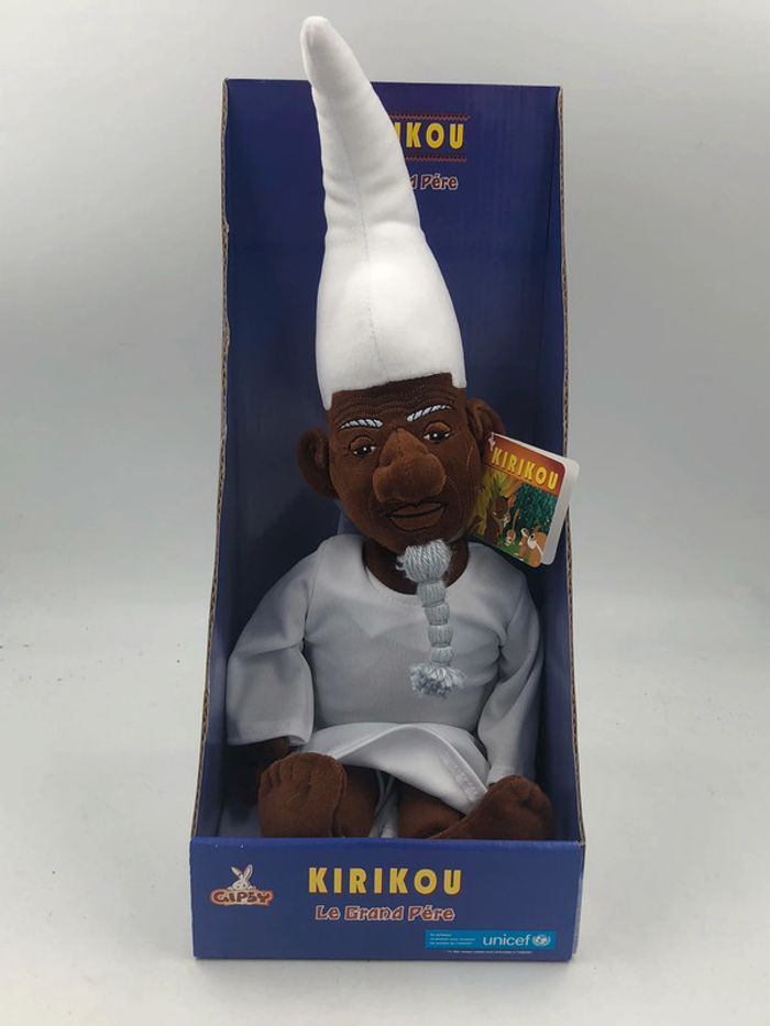 Peluche Gipsy Kirikou le grand père 45 cm neuf