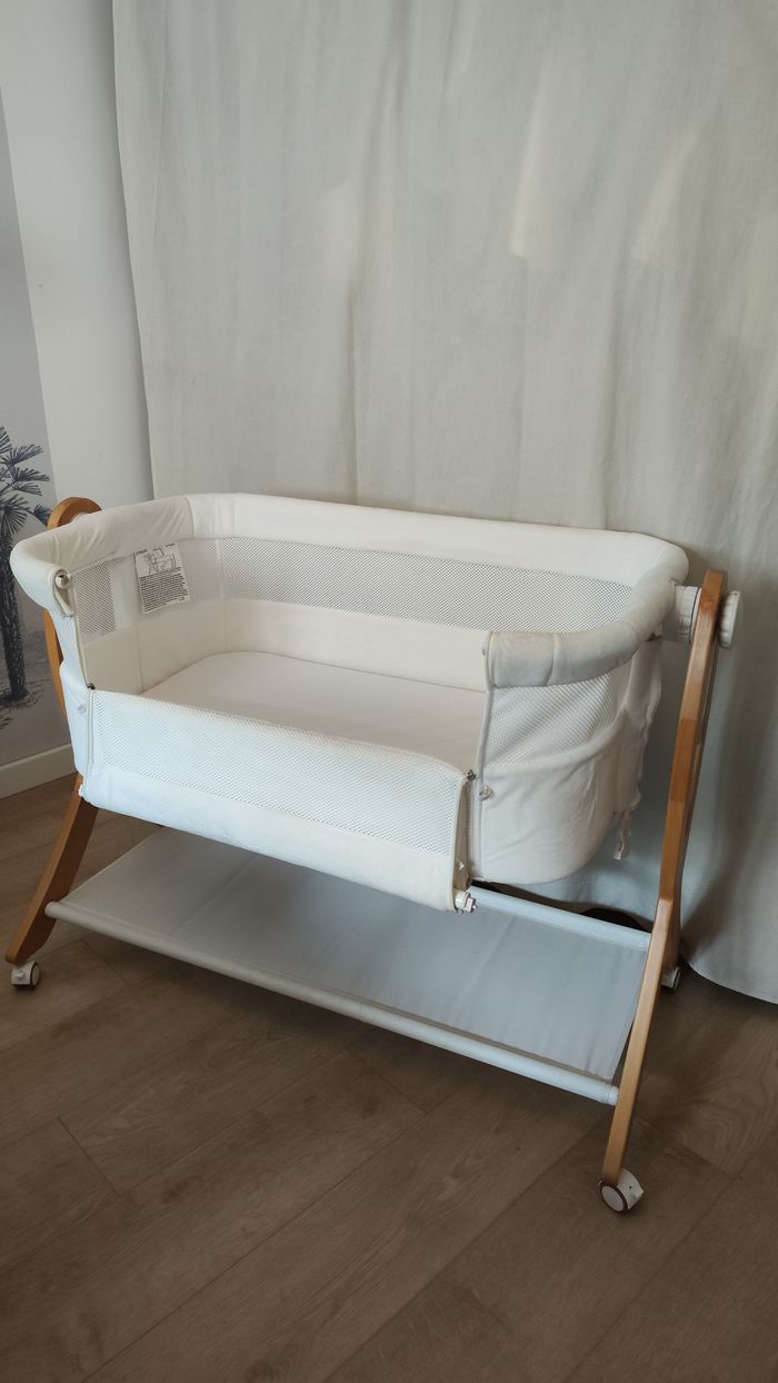Lit cododo babygo crème et bois - photo numéro 4