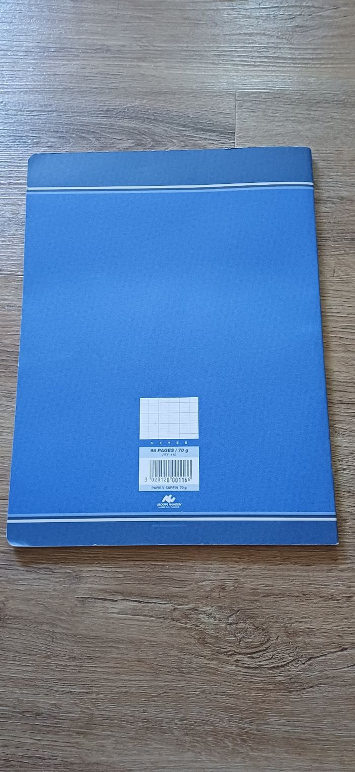 Cahier conquerant 96 pages grands  carreaux 24x32 - photo numéro 3