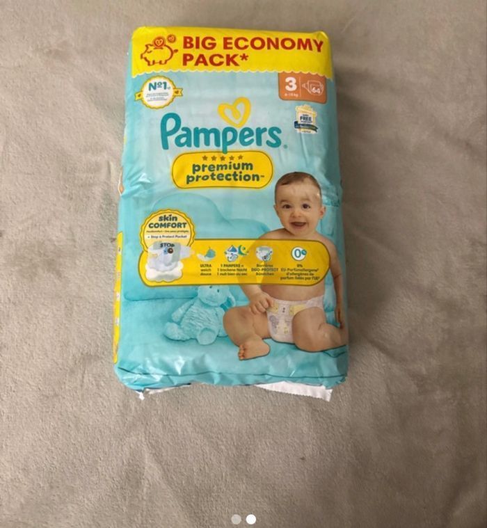 Couches Pampers Premium protection T3 - photo numéro 2