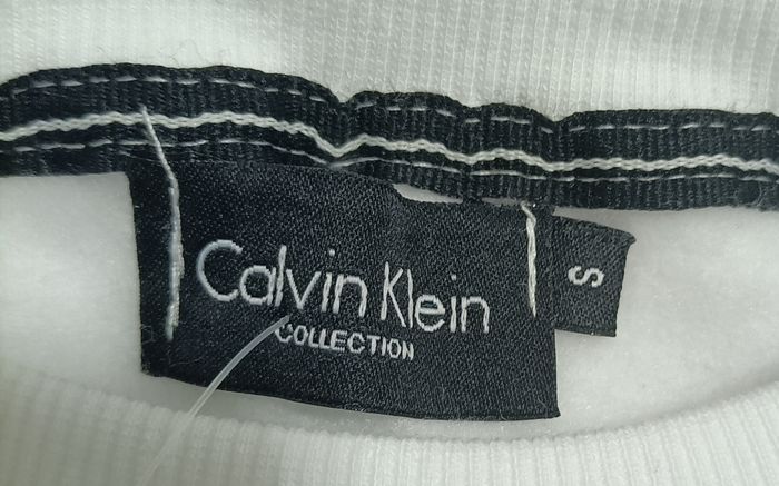 Pull Calvin Klein blanc S - photo numéro 3