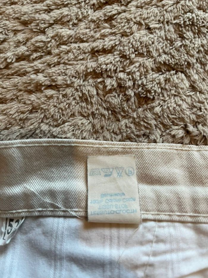 Bermuda cargo Camel /52 / Blanc / Excellent état - photo numéro 7