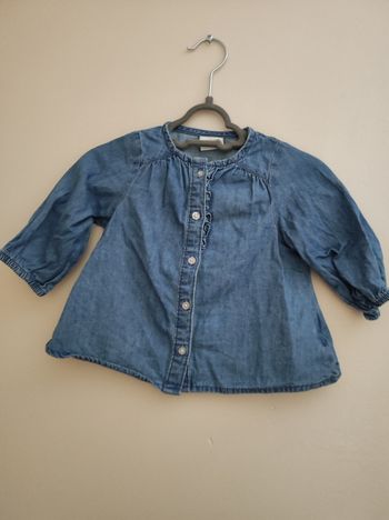 Chemise en jean 9 mois