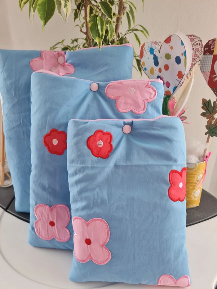 Pochette pour livre ou liseuse matelassée petit format - photo numéro 5