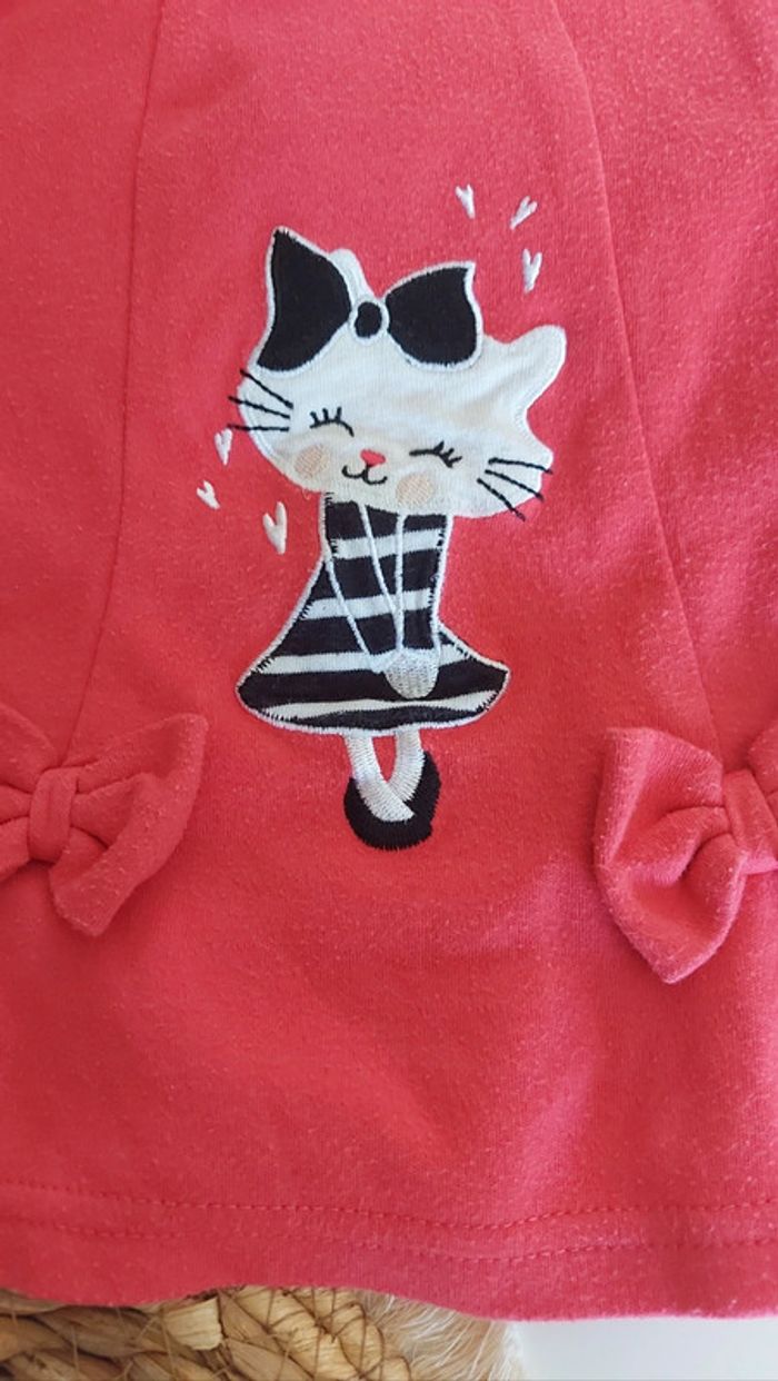 Ensemble bébé fille pull léger pull fin legging chat mi saison printemps été automne hiver - photo numéro 2