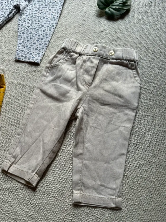 Lot de 5 pantalons bébé – Taille 3 mois – Kiabi, Primark, Vertbaudet - photo numéro 4