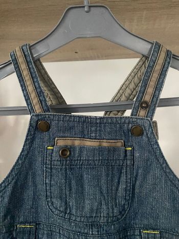 Salopette en jean garçon 9 mois Sergent Major