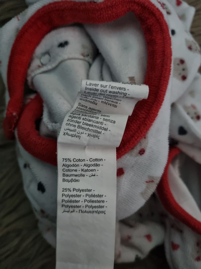 Grenouillère blanc à motifs 9mois - photo numéro 6
