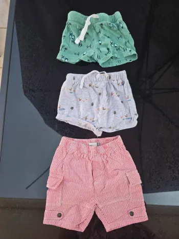 Lot 3 shorts 3 mois garçon
