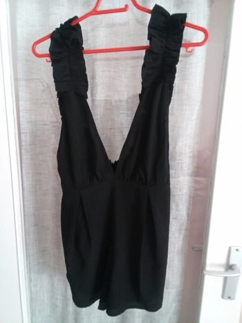 Combishort blue blush noir