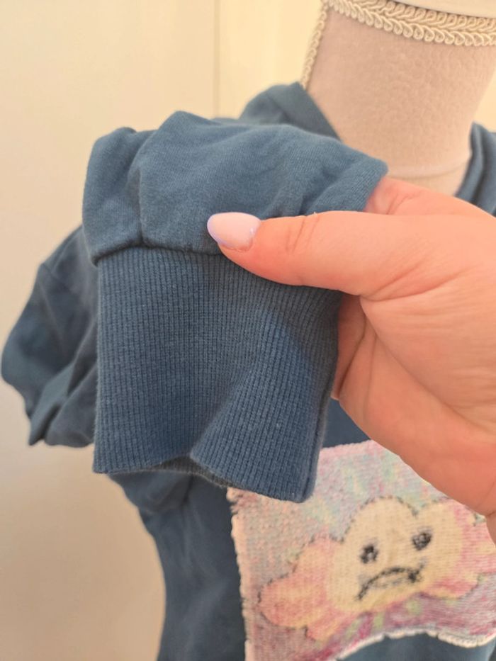 Robe sweat à capuche Bleu BPC / 12/13 ans - photo numéro 3