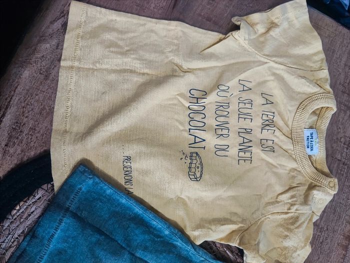 Lot tee shirt 9 mois - photo numéro 2