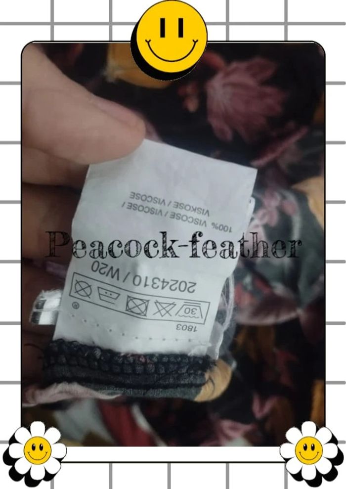 Haut débardeur fleuri noir 46 - photo numéro 5