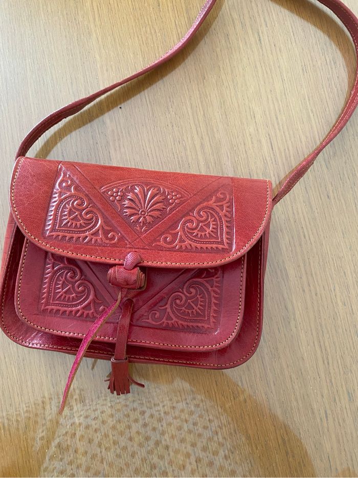 Sac à main en cuir artisanal - photo numéro 2