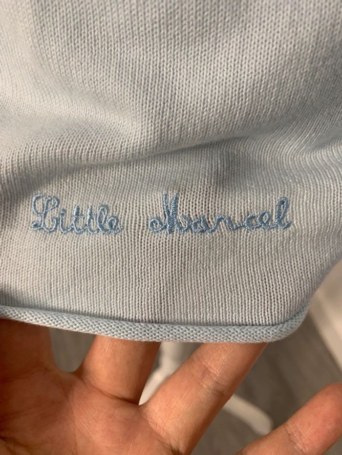 Pull léger bleu ciel Little Marcel T38 M - photo numéro 3