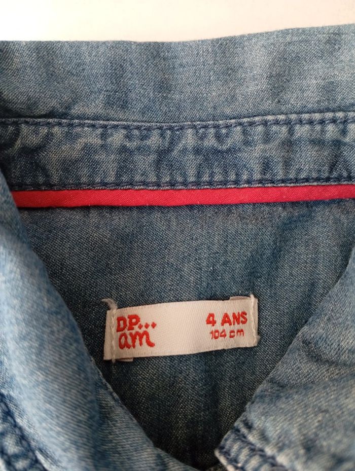 DPAM- chemise en jeans taille 4 ans - photo numéro 3