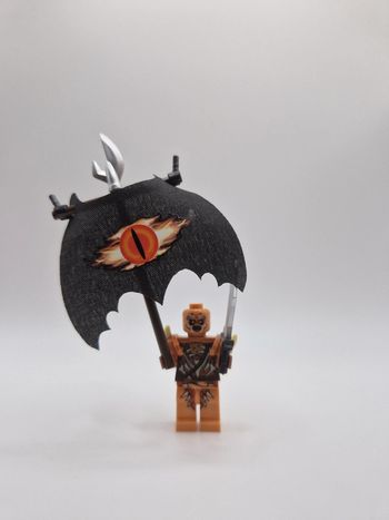 Figurine type lego Chef guerriers orcs seigneur des anneaux / hobbit