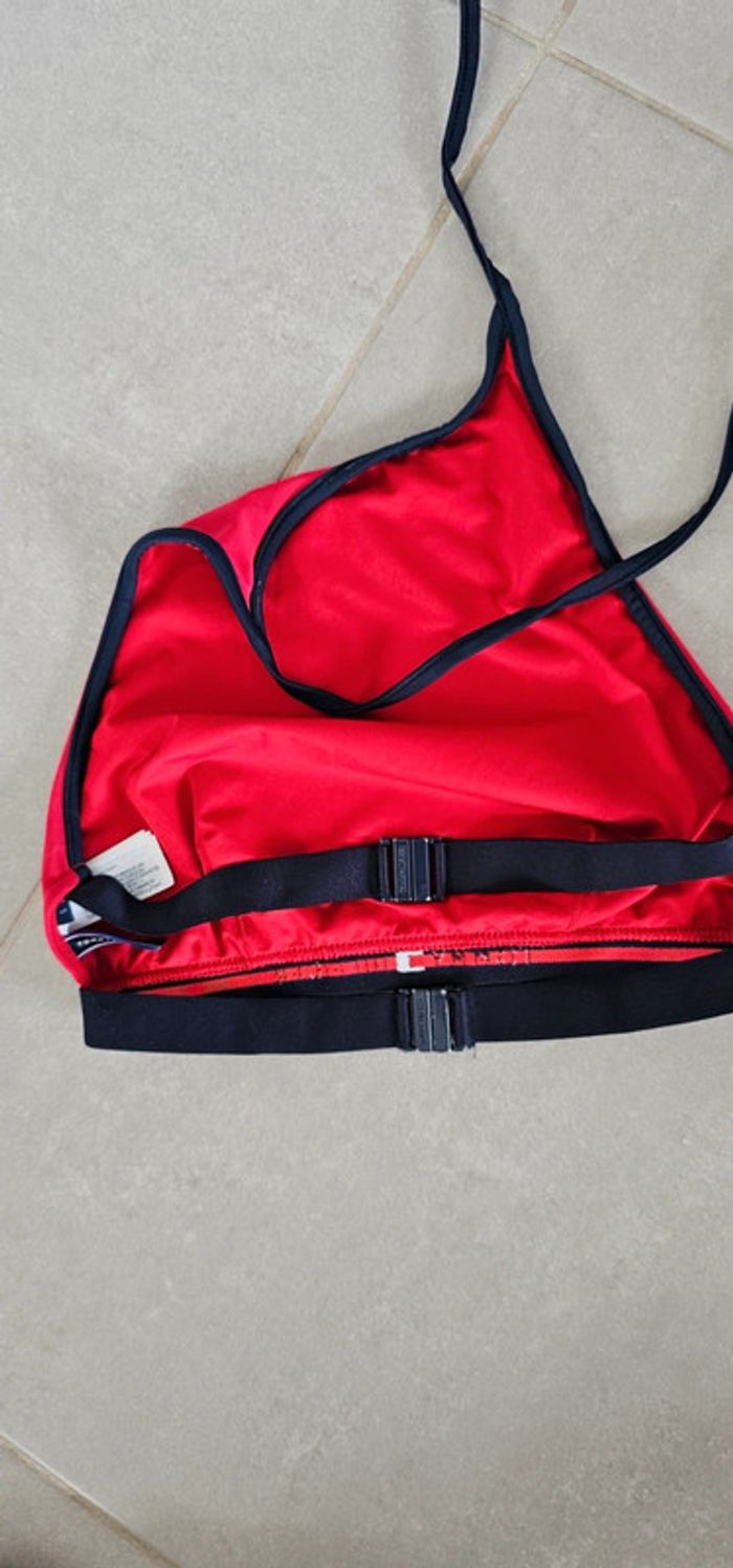 Haut de maillot rouge Tommy Hilfiger taille 36 - photo numéro 6