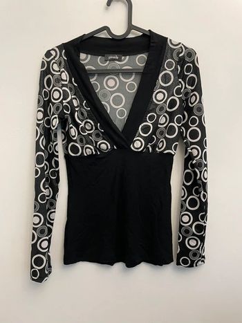 Haut manche longue Pimkie y2k vintage retro motif