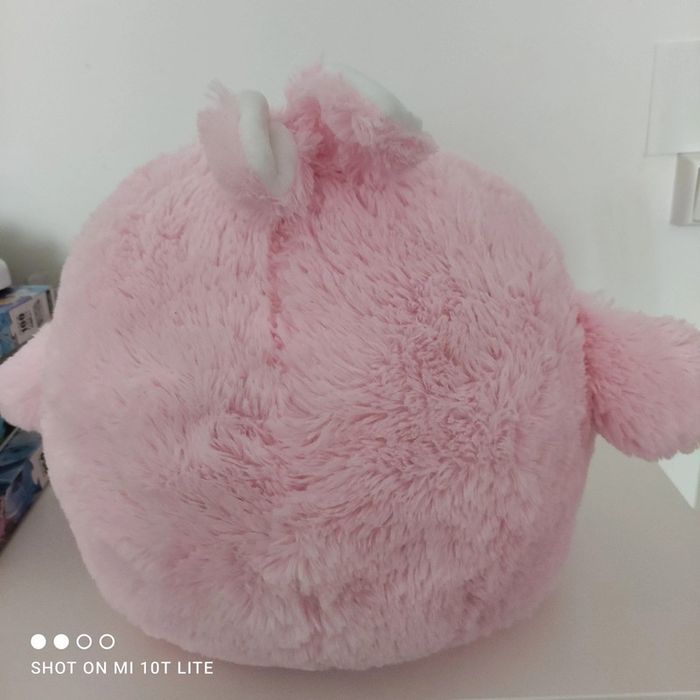 Grosse peluche lapin rose - photo numéro 2