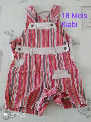 Salopette courte 18 mois Kiabi
