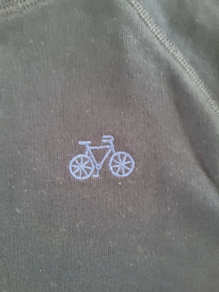 Sweat marine vélo bleu 14 ans NEUF Monoprix - photo numéro 2