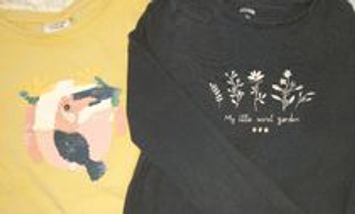 Lot 2 T Shirts fillette ML 5 ans - photo numéro 2