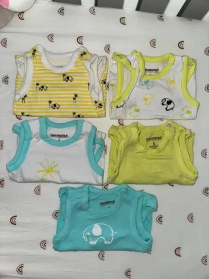 Lot body x5 éléphant