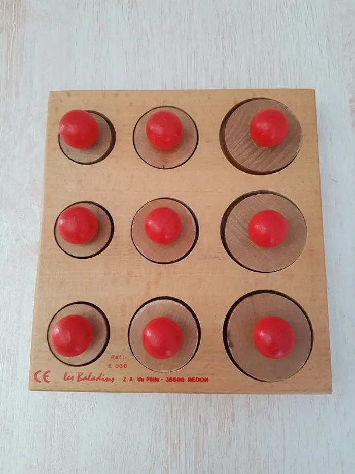 Puzzle encastrement en bois, forme et hauteur Les Baladins - photo numéro 15
