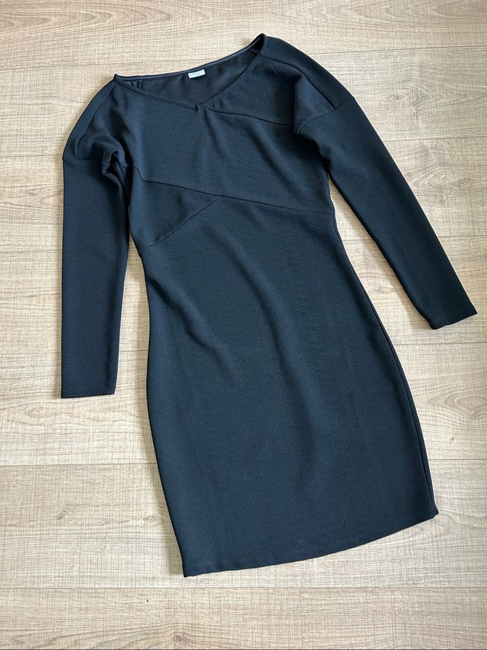 Robe noire à manches longues Jacqueline de Yong taille M excellent état - photo numéro 7