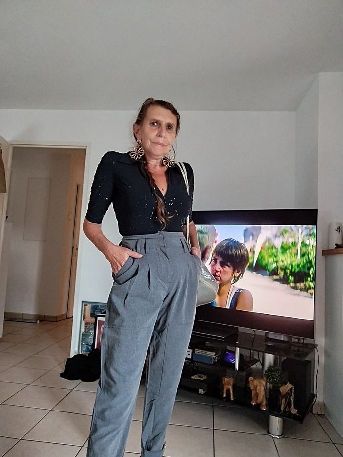 Pantalon pince XS/S Bershka - photo numéro 9